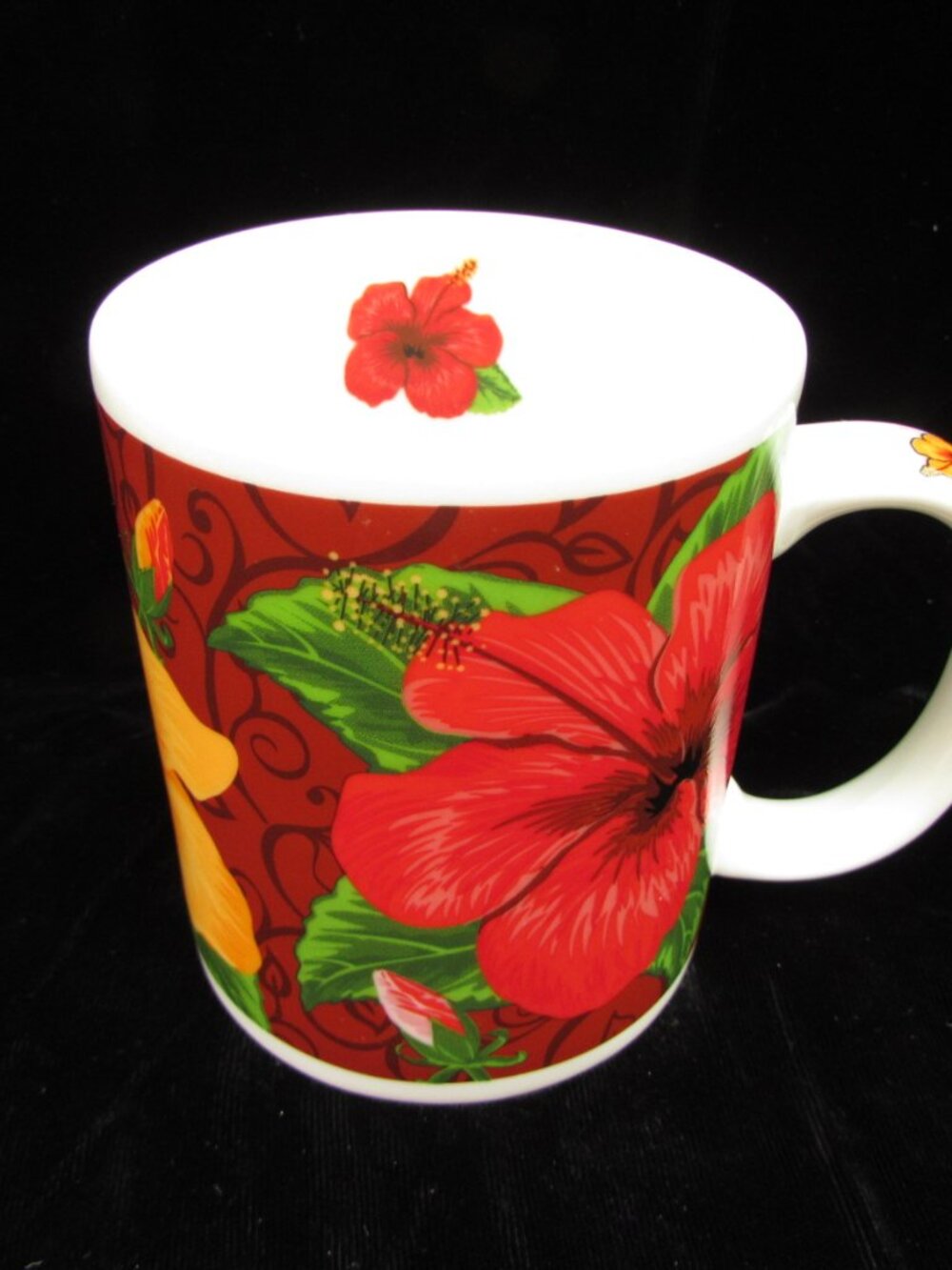 Hawaii Hibiscus Medley Floral Coffee Mug The Islander Group Tropical Cup